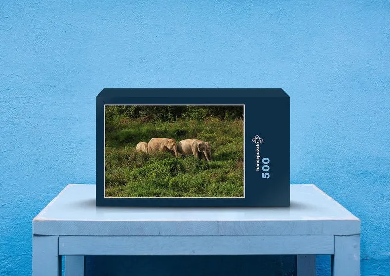 87077 Tierwelt - Elefanten Puzzle
