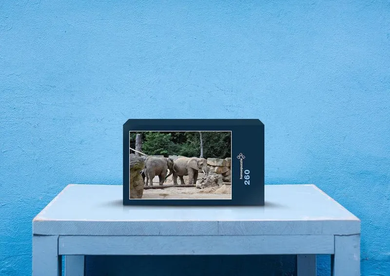 86774 Tierwelt - Elefanten Puzzle