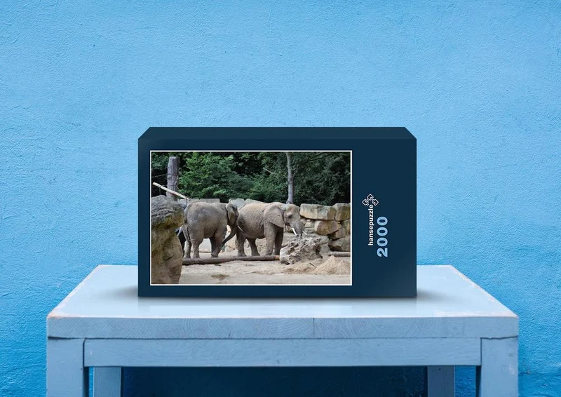 86774 Tierwelt - Elefanten Puzzle
