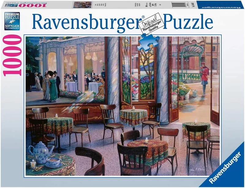 PFG Ravensburger A Cafe Visit (1000pcs) (Usage/Used - PUZZLES FOR GOOD)
