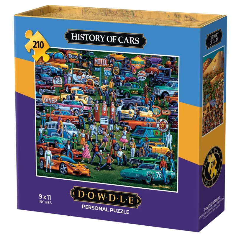 History of Cars - Personal Puzzle (210pcs)