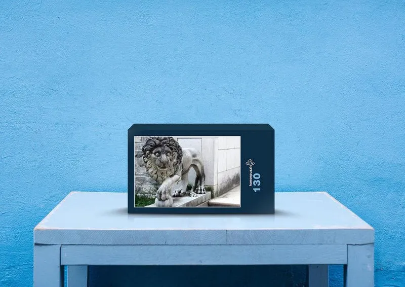 86098 Hintergründe - Löwen Statue Puzzle