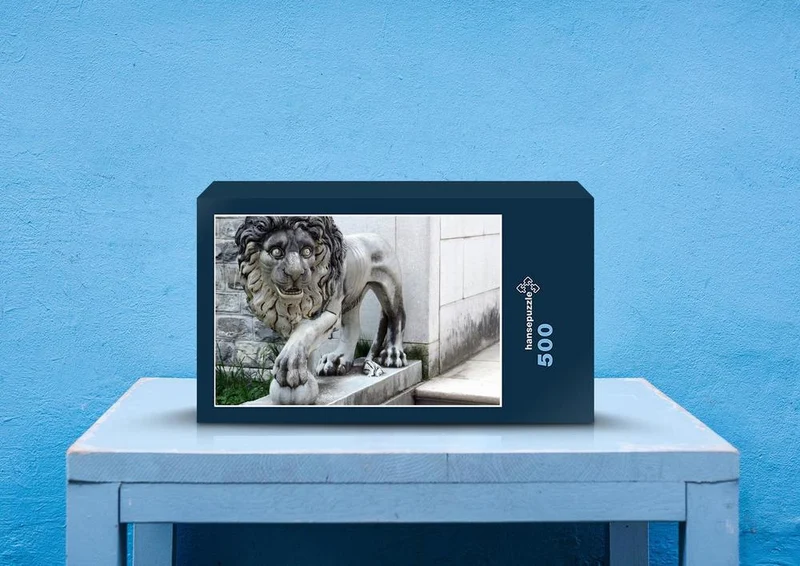 86098 Hintergründe - Löwen Statue Puzzle