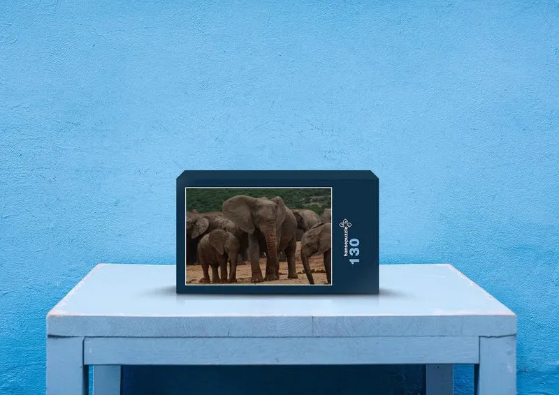 87334 Tierwelt - Elefanten Puzzle