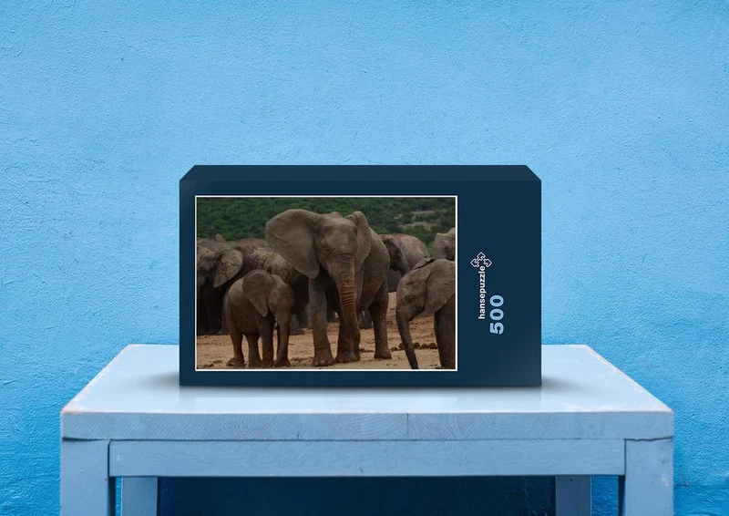 87334 Tierwelt - Elefanten Puzzle