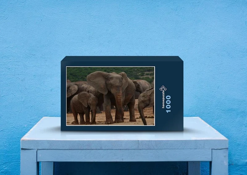 87334 Tierwelt - Elefanten Puzzle