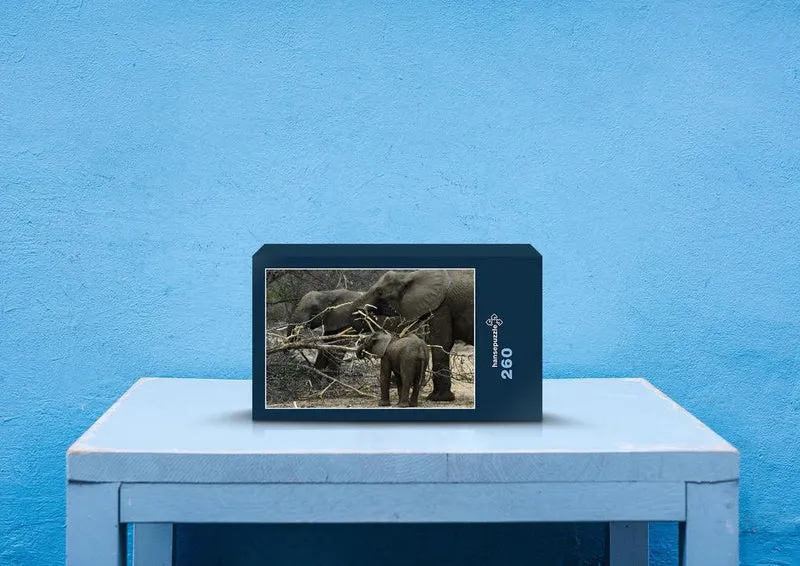 87338 Tierwelt - Elefanten Puzzle