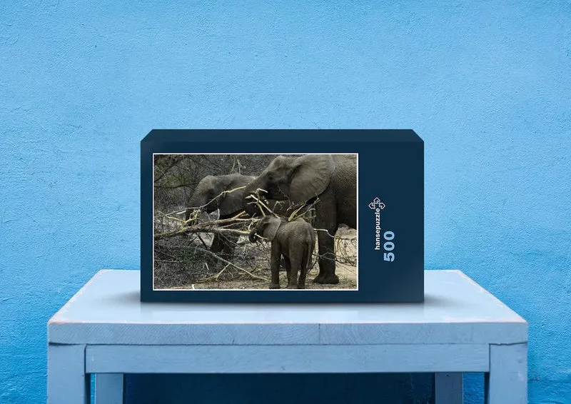 87338 Tierwelt - Elefanten Puzzle