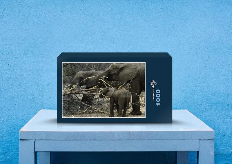 87338 Tierwelt - Elefanten Puzzle