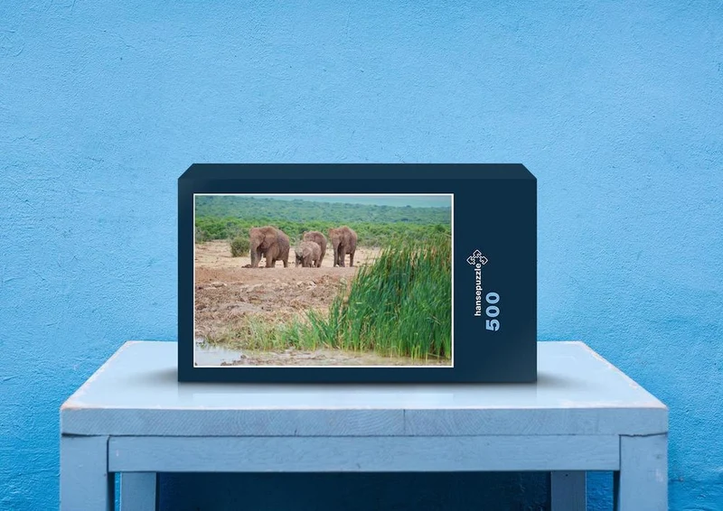 87129 Tierwelt - Elefanten Puzzle