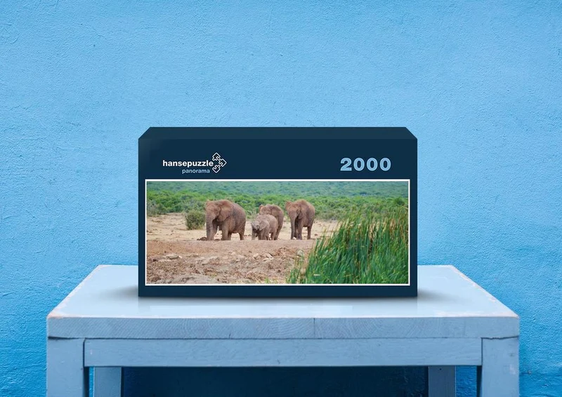 87129 Tierwelt - Elefanten Puzzle
