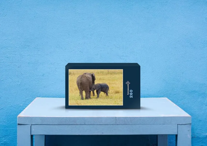 87136 Tierwelt - Elefanten Puzzle