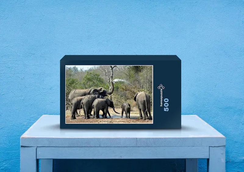 76619 Tierwelt - Elefanten Puzzle