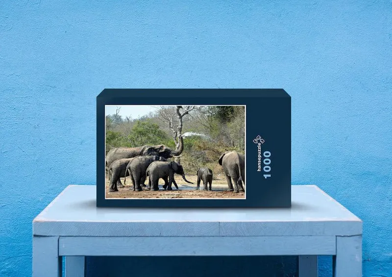 76619 Tierwelt - Elefanten Puzzle