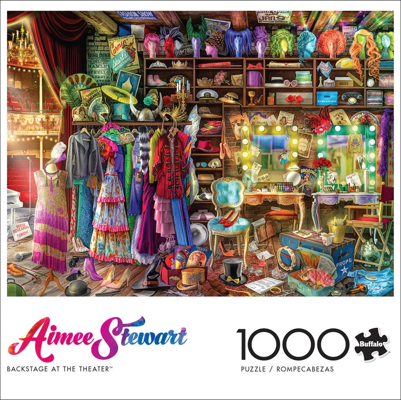 PFG Backstage at the Theater, Aimee Stewart (1000pcs) (Usage/Used - PUZZLES FOR GOOD)