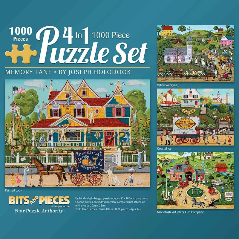 PFG Memory Lane - 4-in-1 Multipack (Usagé/Used - PUZZLES FOR GOOD)