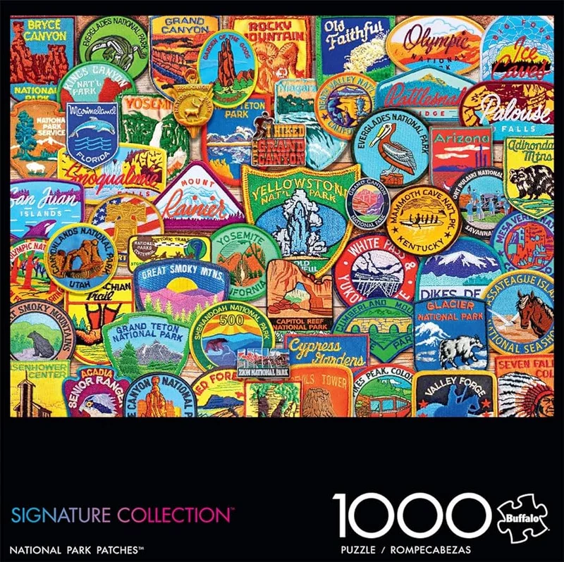 PFG National Park Patches (1000pcs) (Usage/Used - PUZZLES FOR GOOD)