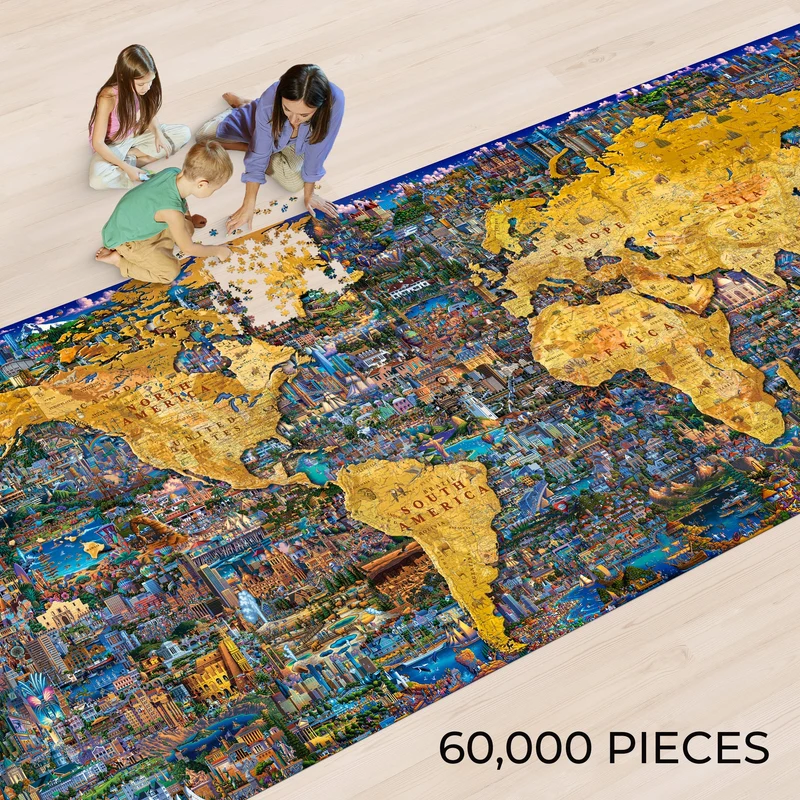 What a Wonderful World - World's Largest Puzzle (60,000pcs)