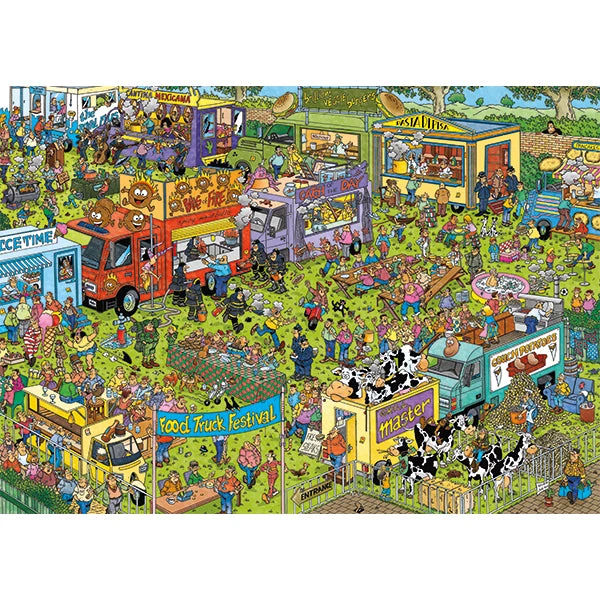 PFG Food Truck Festival, JVH (1500pcs) (Usage/Used - PUZZLES FOR GOOD)