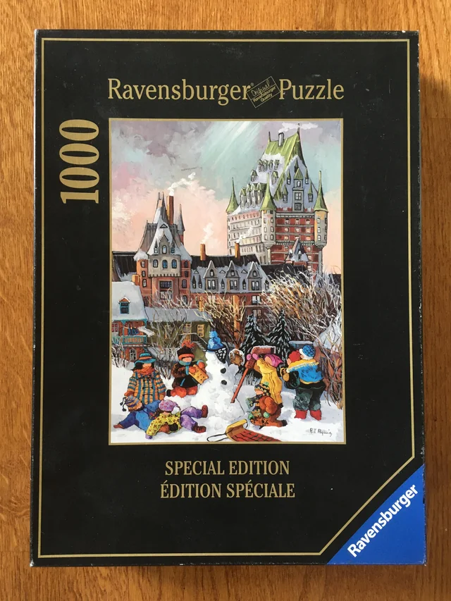 PFG Ravensburger Winter Masterpiece Beau Chef-D'Oeuvre QC, Pauline Paquin (Usage/Used - PUZZLES FOR GOOD)