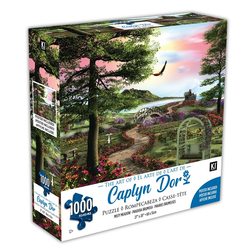 PFG Misty Meadow, Caplyn Dor (1000pcs) (Usage/Used - PUZZLES FOR GOOD)