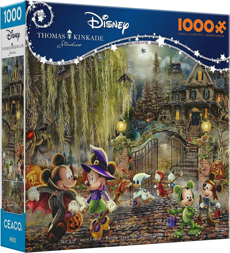 Disney - Mickey & Minnie Halloween Fun, Thomas Kinkade (1000pcs)