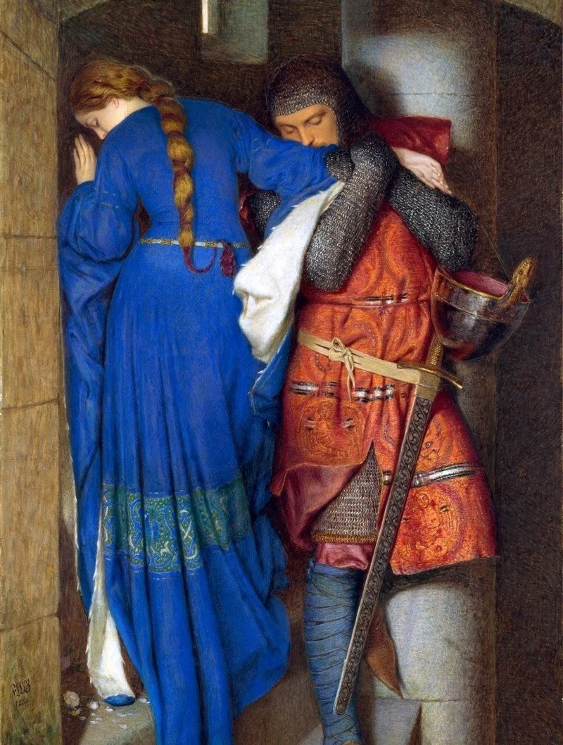 PFG Meeting on the Turret Stairs, Frederick William Burton (Usage/Used - PUZZLES FOR GOOD)