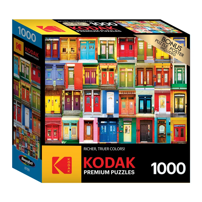 PFG Colorful Montreal Doors (Usage/Used - PUZZLES FOR GOOD)