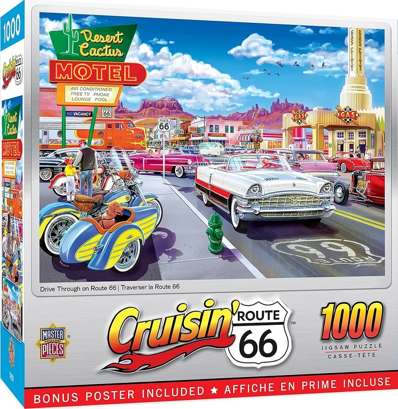 PFG Cruisin' Route 66 - Drive Through on Route 66 (Usage/Used - PUZZLES FOR GOOD)