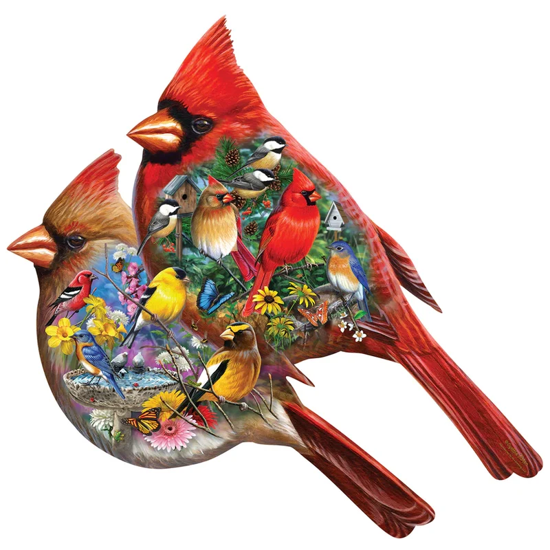 Shapes - Cardinals (1000pcs)