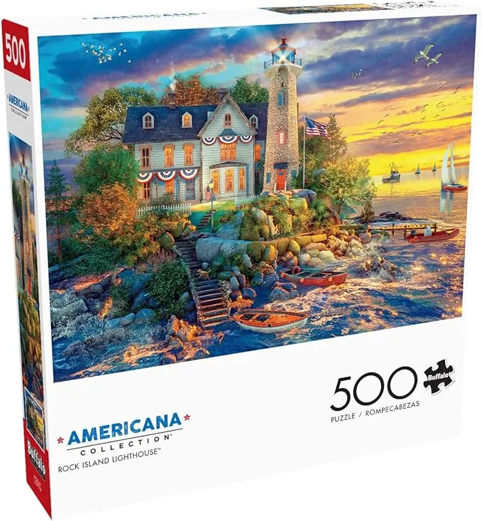 PFG Americana Collection - Rock Island Lighthouse (Usage/Used - PUZZLES FOR GOOD)