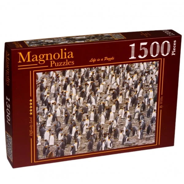PFG King Penguin Colony (1500pcs) (Usage/Used - PUZZLES FOR GOOD)