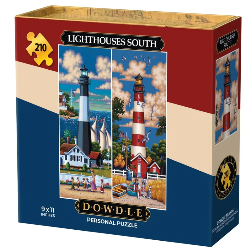 Lighthouses South - Personal Puzzle (210pcs)