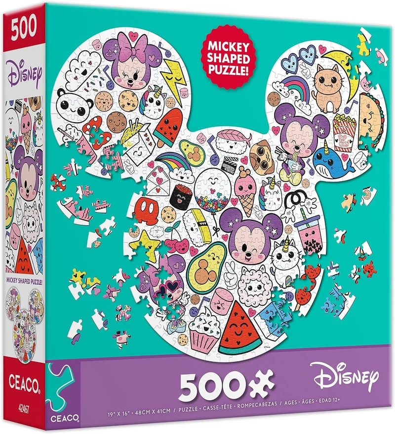 DMG Disney - Too Cute Shaped Puzzle (500pcs) (DAMAGED BOX)