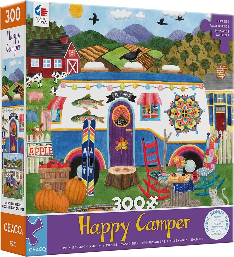 Happy Camper: Green Mountain (300pcs Oversized)