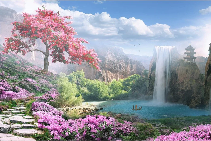 PFG Otherworldly Land of Peace (1000pcs) (Usage/Used - PUZZLES FOR GOOD)