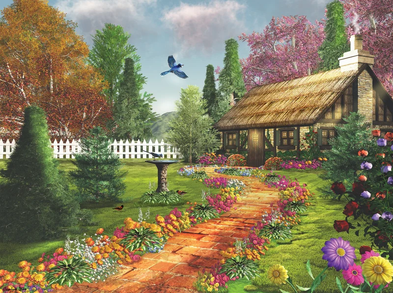 PFG Midsummer's Joy, Caplyn Dor (1000pcs) (Usage/Used - PUZZLES FOR GOOD)