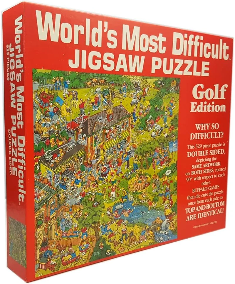 PFG World's Most Difficult Puzzle - Golf Edition Double-Sided (Usagé/Used - PUZZLES FOR GOOD)
