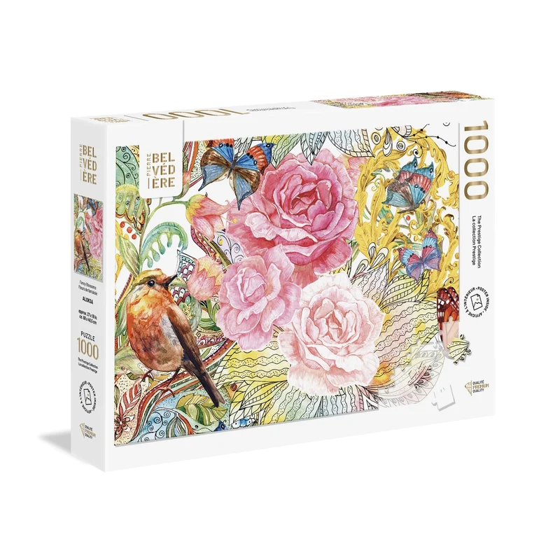 DMG Prestige Collection - Fancy Blossoms (1000pcs) (DAMAGED BOX)