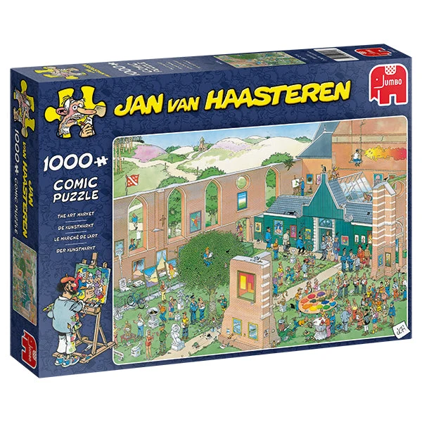 PFG The Art Market / Le marché de l’art, JVH (1000 pcs) (Usage/Used - PUZZLES FOR GOOD)