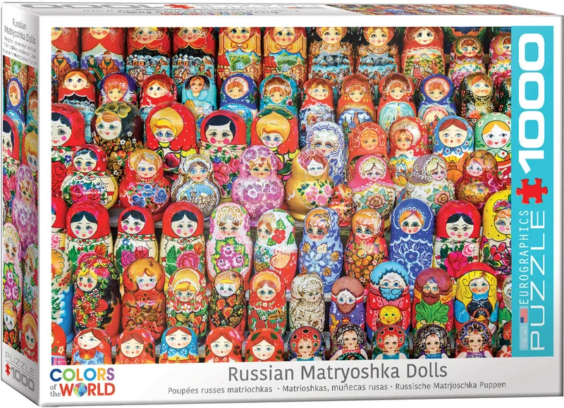 PFG Colors of the World - Russian Matryoshkas Dolls (Usage/Used - PUZZLES FOR GOOD)
