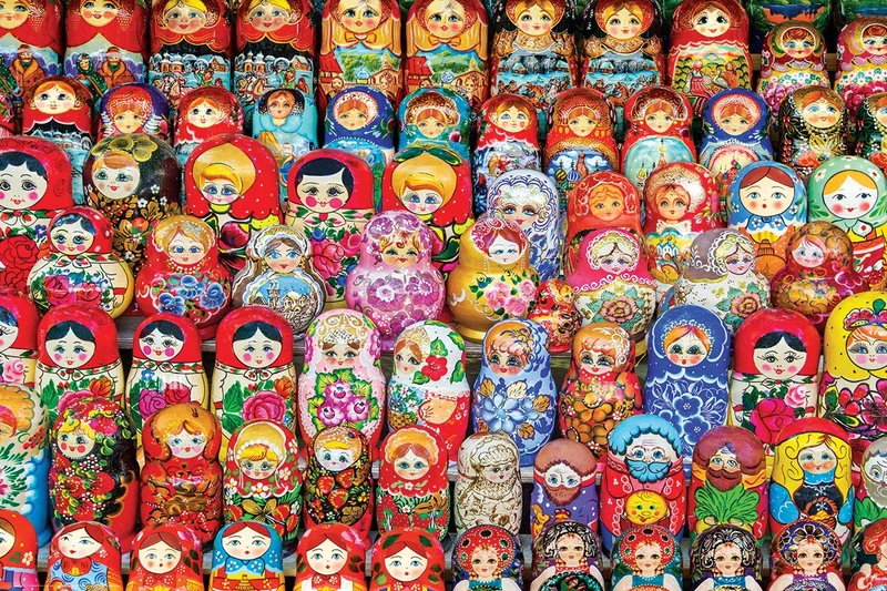 PFG Colors of the World - Russian Matryoshkas Dolls (Usage/Used - PUZZLES FOR GOOD)