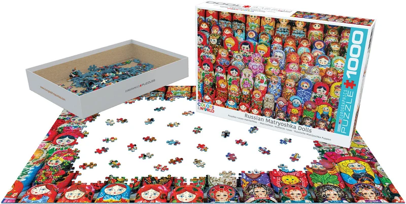 PFG Colors of the World - Russian Matryoshkas Dolls (Usage/Used - PUZZLES FOR GOOD)
