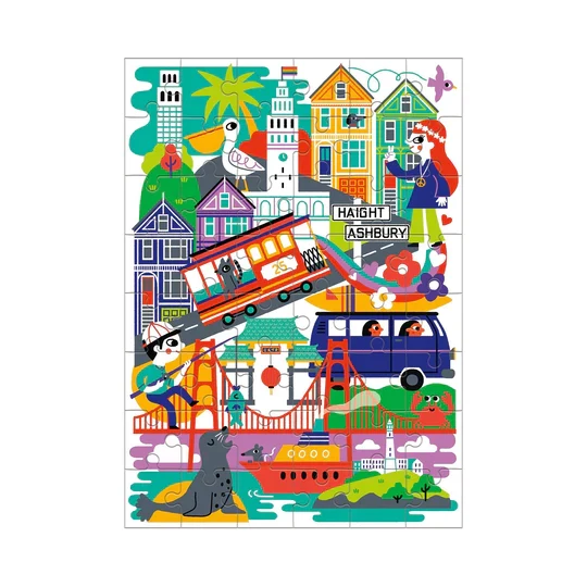 MINI San Francisco Puzzle (48pcs)