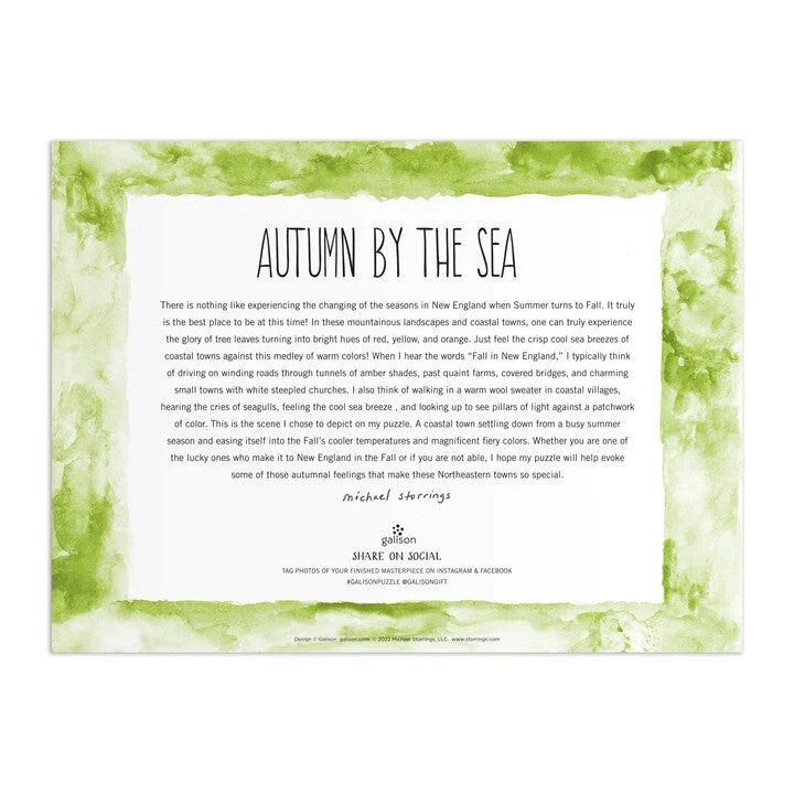 Autumn By the Sea, Michael Storrings (1000pcs)
