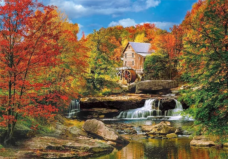 Glade Creek Grist Mill (2000 Pieces)