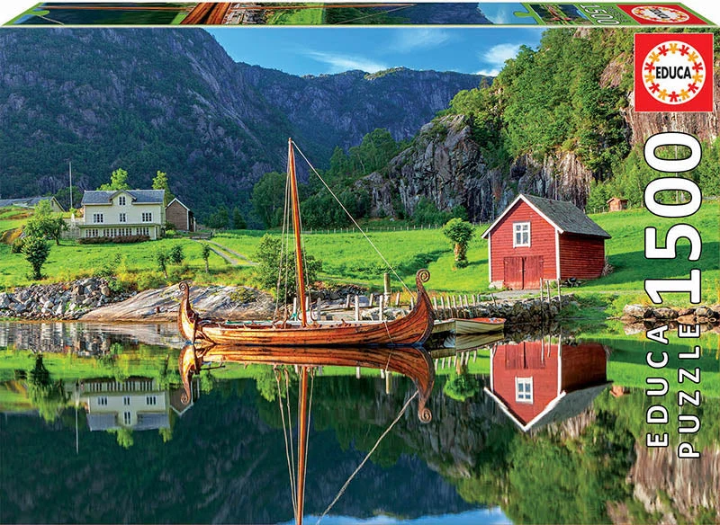 PFG Viking Ship (1500pcs) (Usage/Used - PUZZLES FOR GOOD)