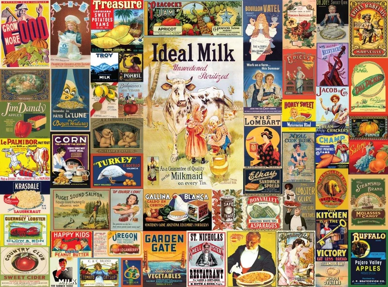 PFG Vintage Posters - Yum, Good! (1000pcs) (Usage/Used - PUZZLES FOR GOOD)