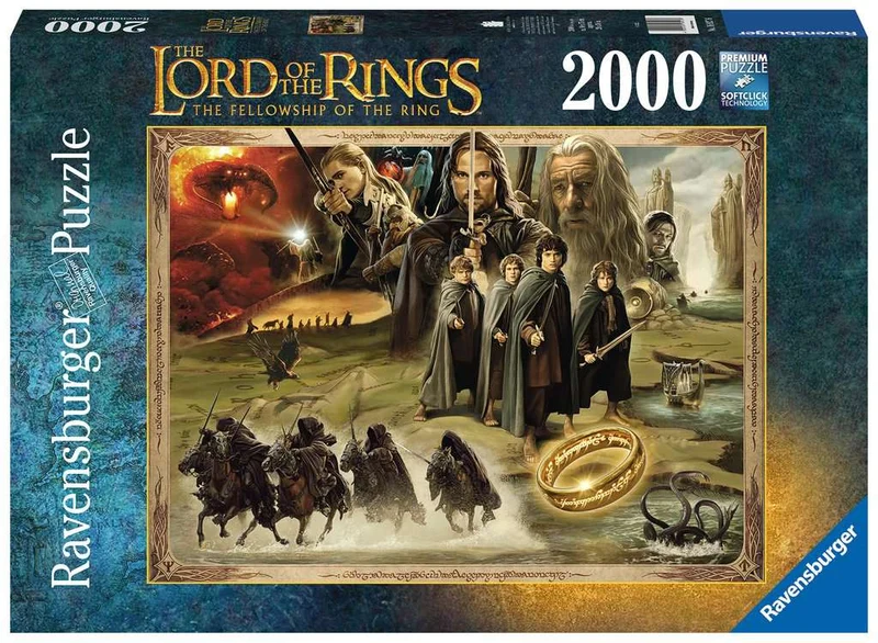 DMG Ravensburger LOTR: The Fellowship of the Ring (2000pcs) (DAMAGED BOX)
