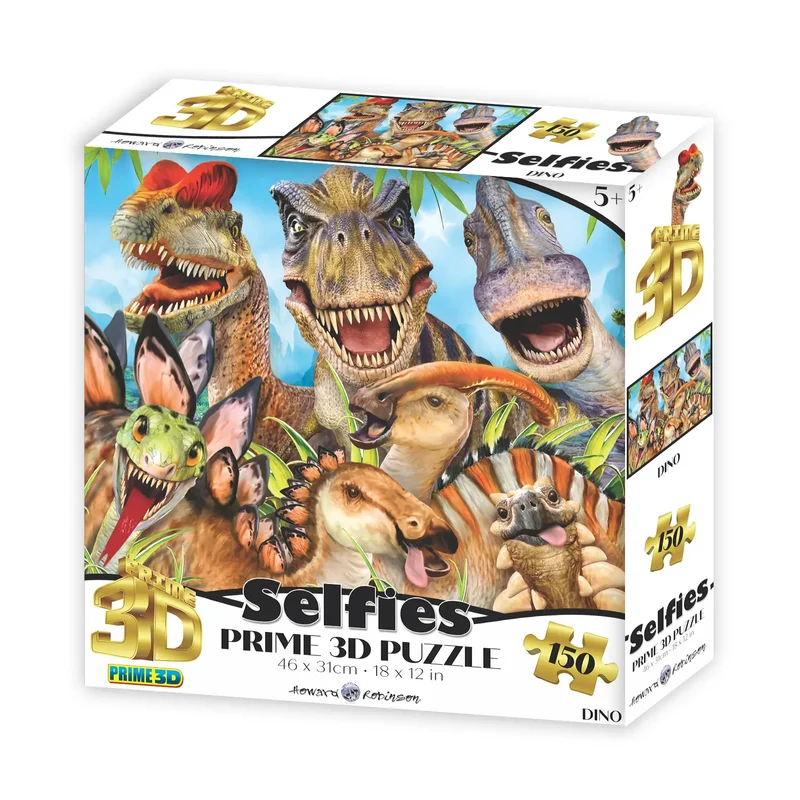 Dinosaur Selfie, Howard Robinson (3D Puzzle) (150pcs)